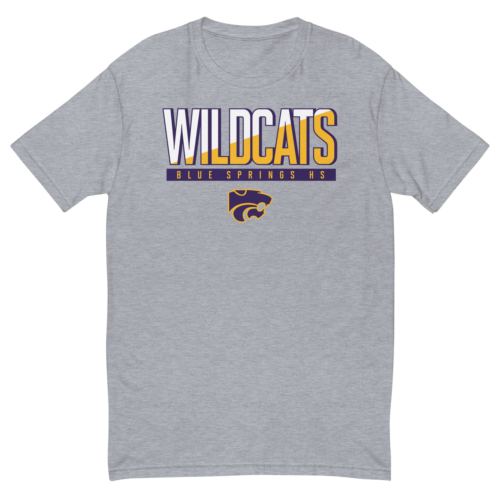 Blue Springs Slash Mens Fitted T-Shirt