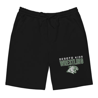 De Soto Kids Wrestling Mens Fleece Shorts