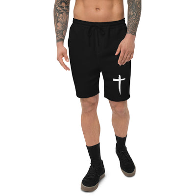 St. Stephen Lutheran Church Cross Only Mens Fleece Shorts