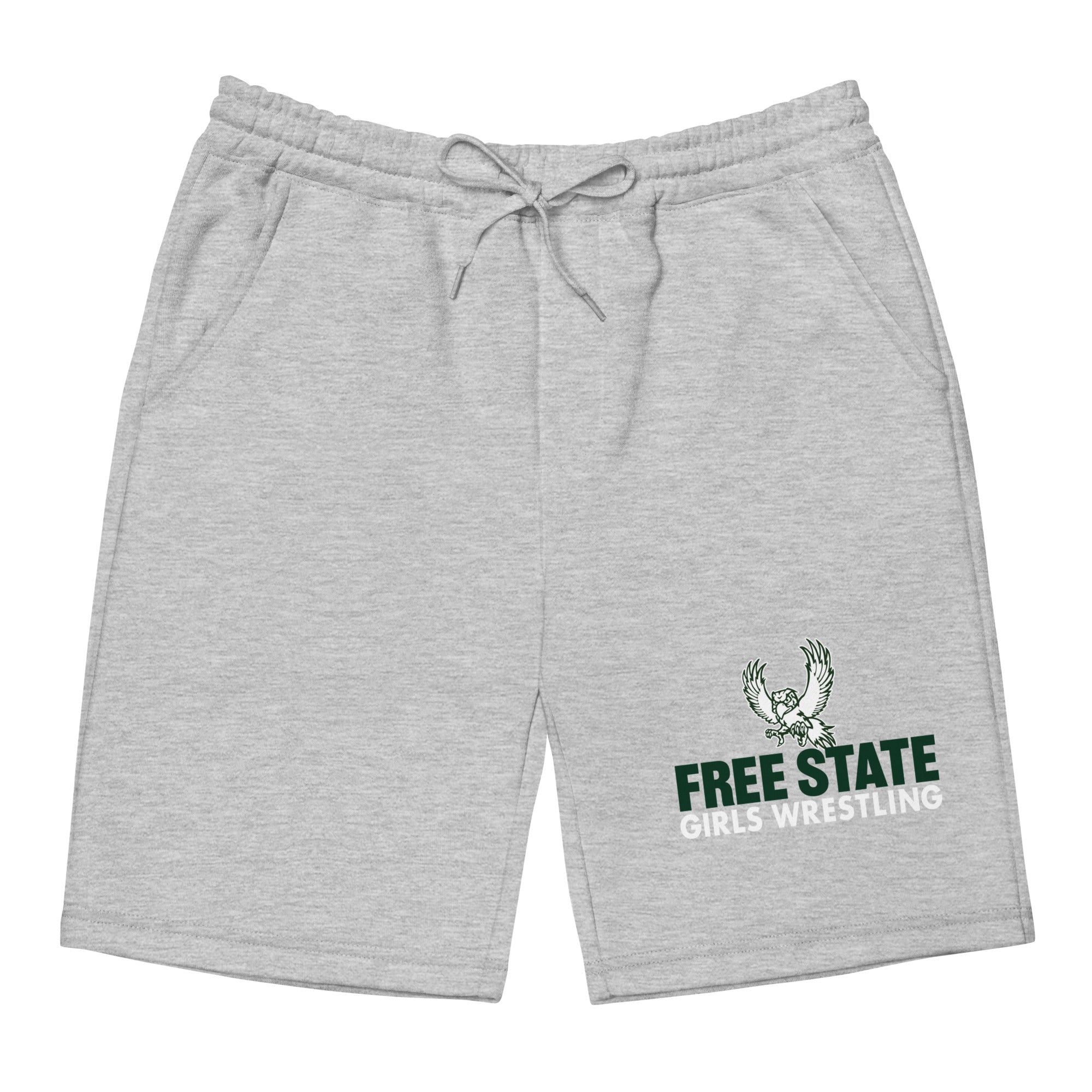 Lawrence Free State Girls Wrestling  Mens Fleece Shorts