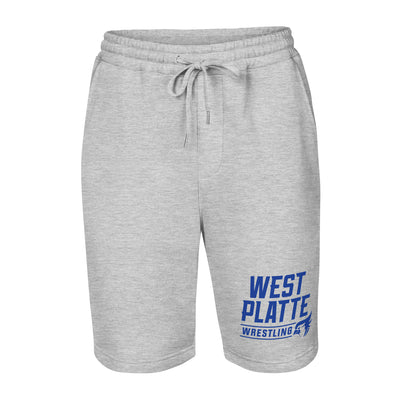 West Platte Wrestling Mens Fleece Shorts