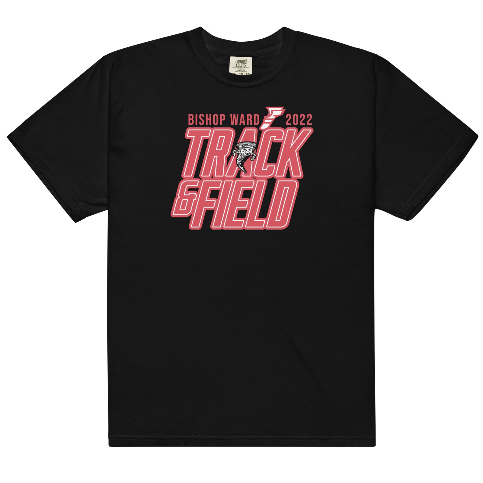 Bishop Ward Track & Field Mens Garment-Dyed Heavyweight T-Shirt