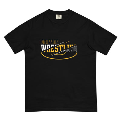 Winnetonka High School Wrestling Mens Garment-Dyed Heavyweight T-Shirt