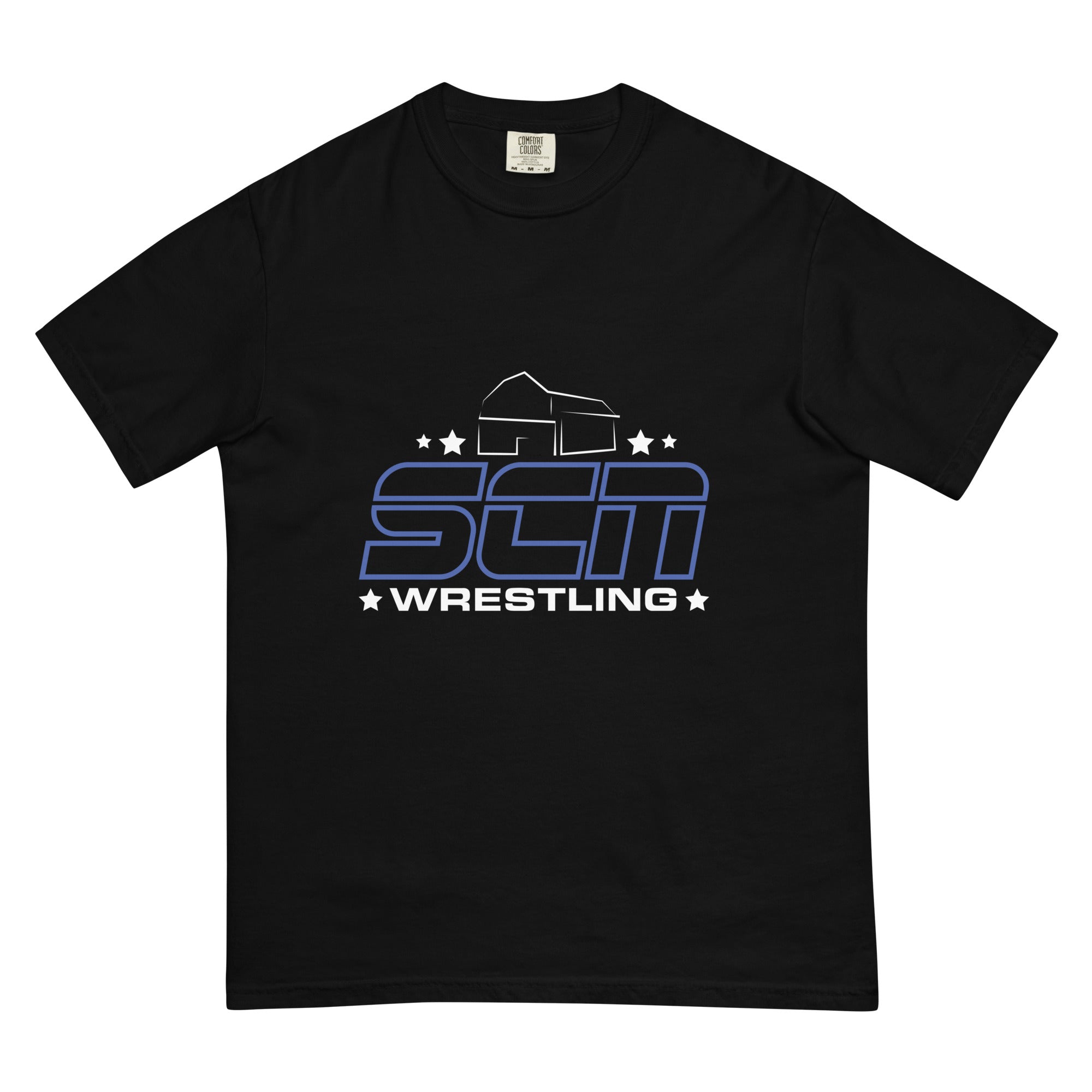 SCN Youth Wrestling Mens Garment-Dyed Heavyweight T-Shirt
