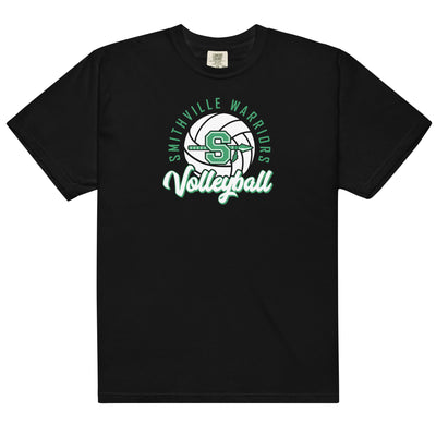 Smithville Volleyball Mens Garment-Dyed Heavyweight T-Shirt