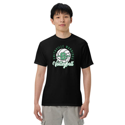 Smithville Volleyball Mens Garment-Dyed Heavyweight T-Shirt