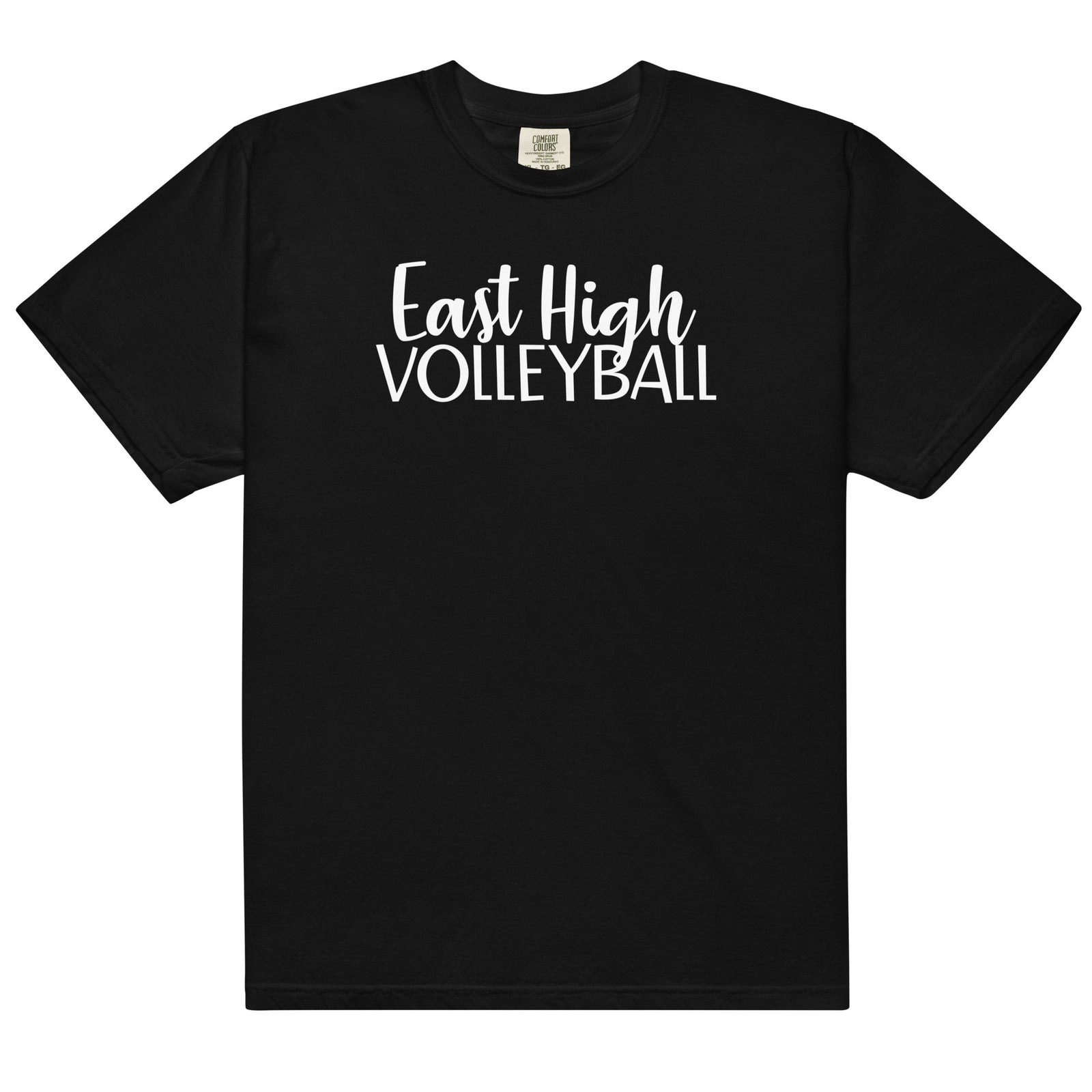 East High Volleyball Mens Garment-Dyed Heavyweight T-Shirt