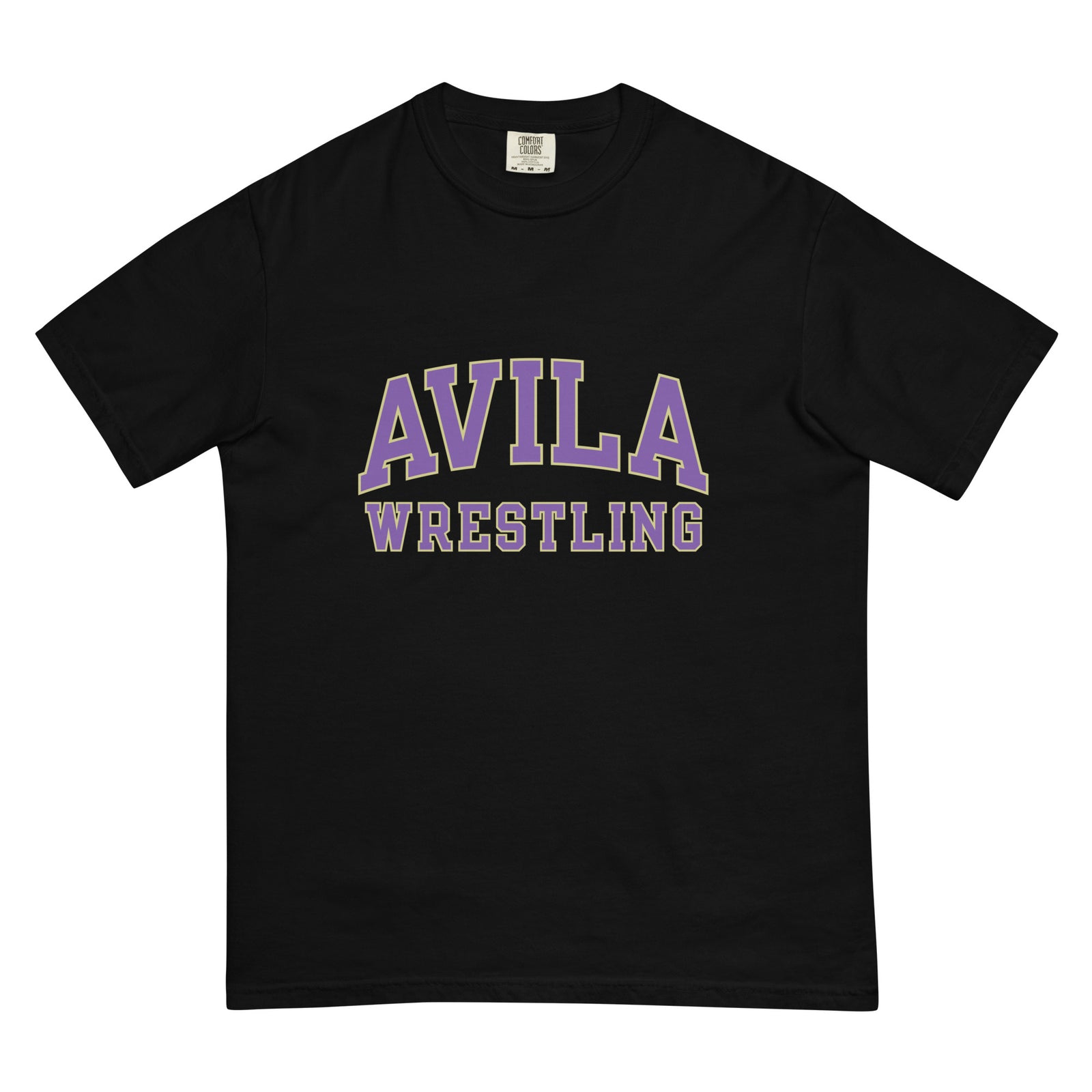 Avila Wrestling Mens Garment-Dyed Heavyweight T-Shirt