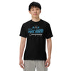 '22 Middle School XC Championship Neon Blue Mens Garment-Dyed Heavyweight T-Shirt