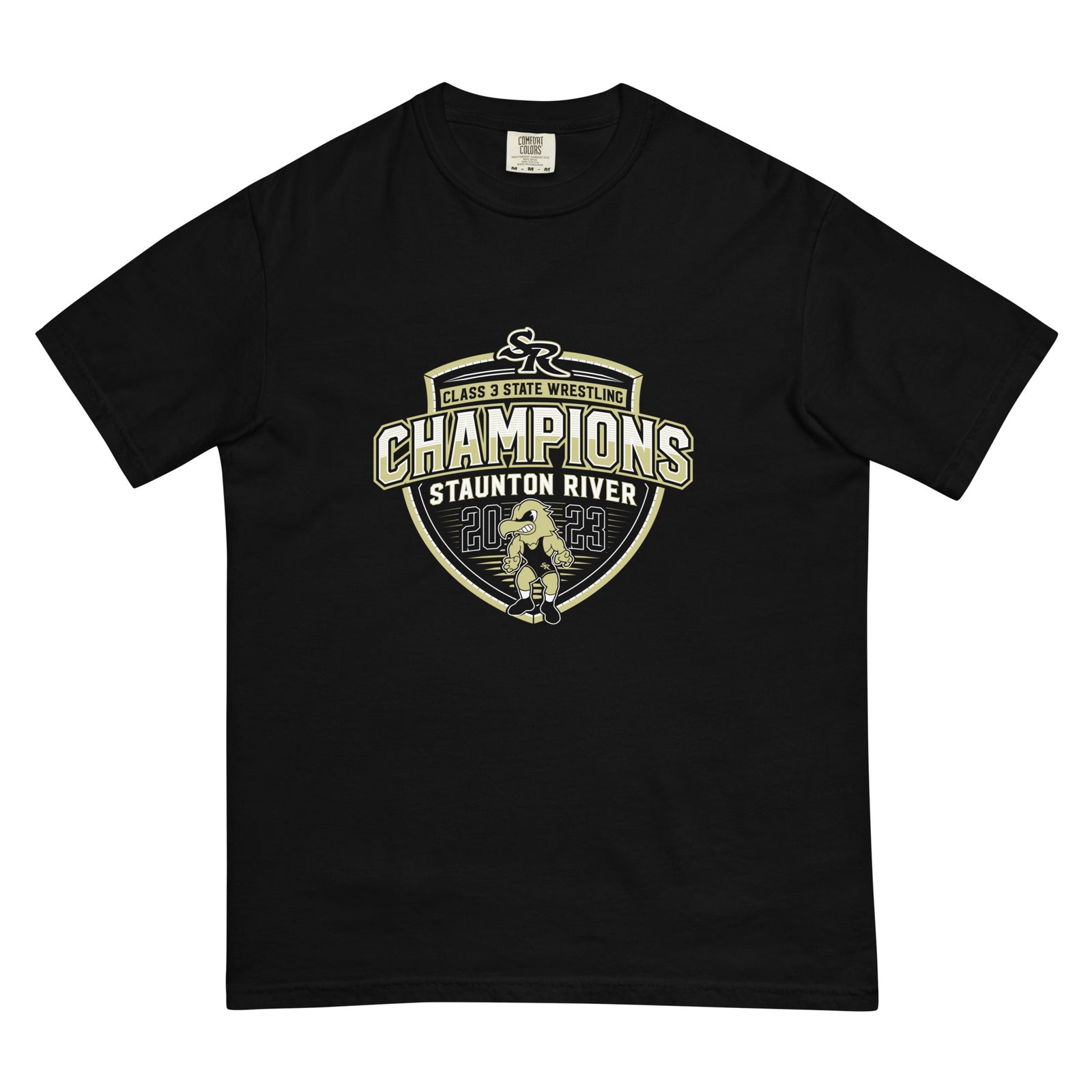 Staunton River State Champs Men’s garment-dyed heavyweight t-shirt