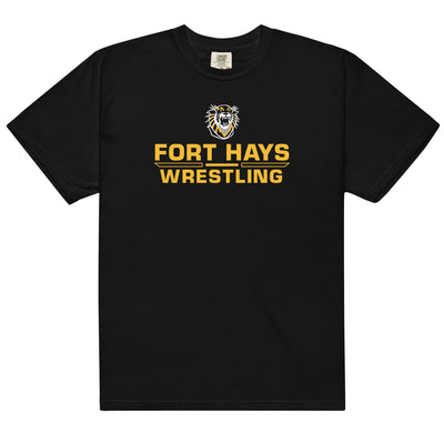 Fort Hays State University Mens Garment-Dyed Heavyweight T-Shirt