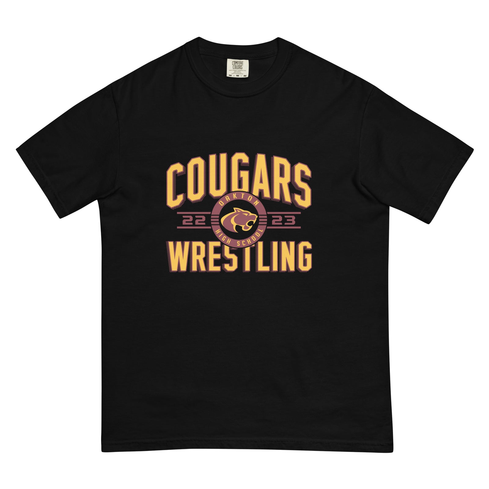 Oakton Wrestling Men’s garment-dyed heavyweight t-shirt