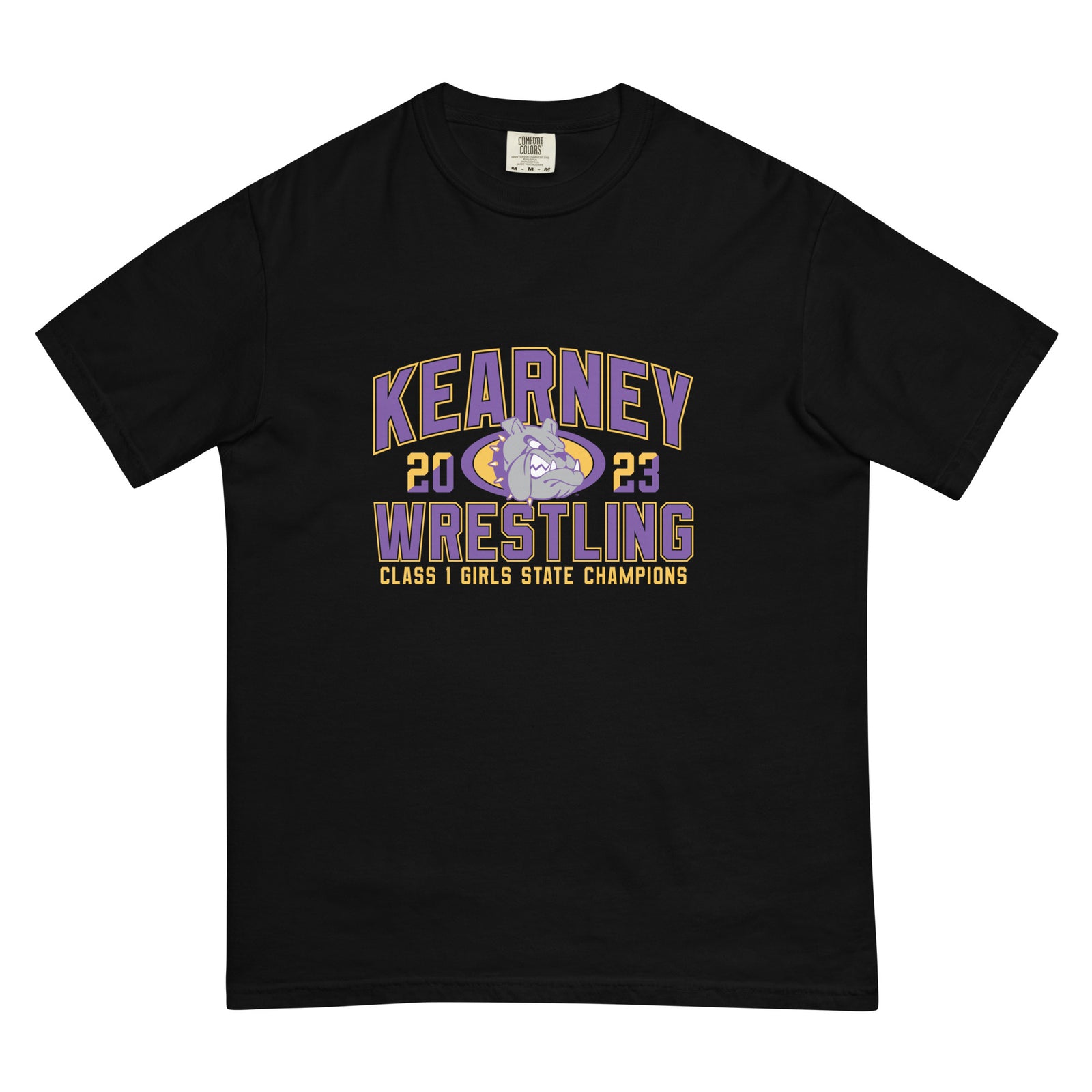 Kearney Wrestling Girls State Champs Men’s garment-dyed heavyweight t-shirt
