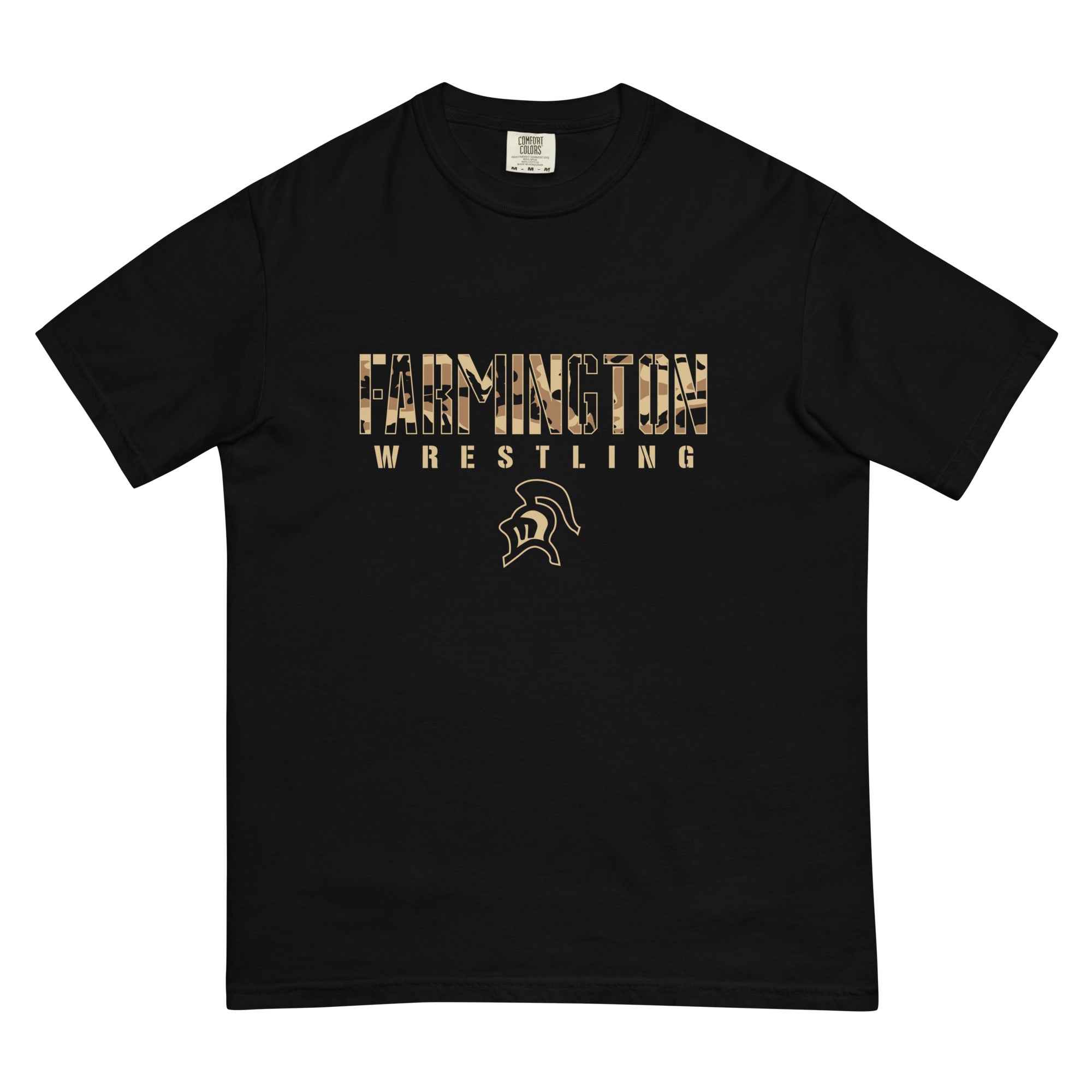 Farmington Wrestling Fall 2022 Men’s garment-dyed heavyweight t-shirt