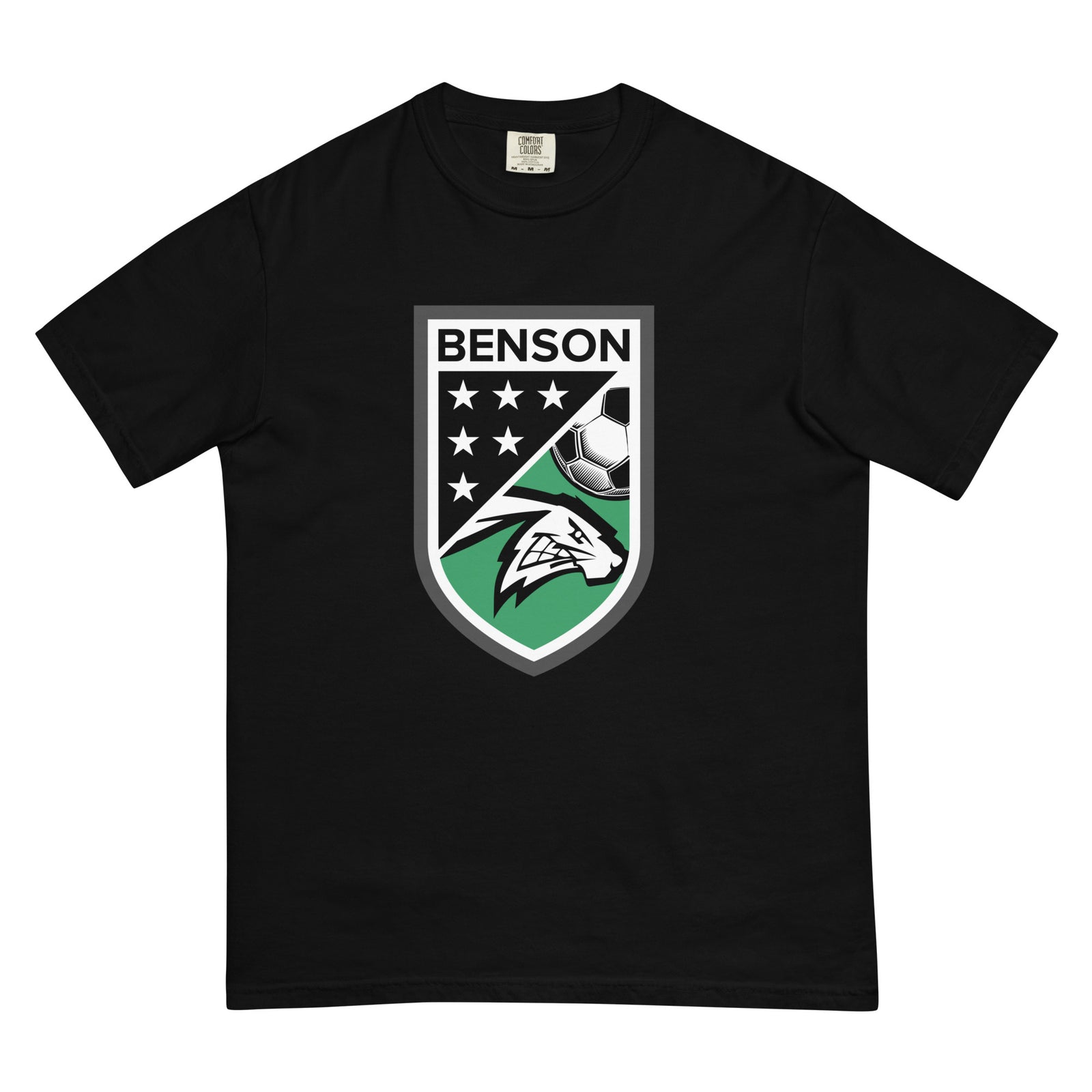 Benson Soccer Men’s garment-dyed heavyweight t-shirt