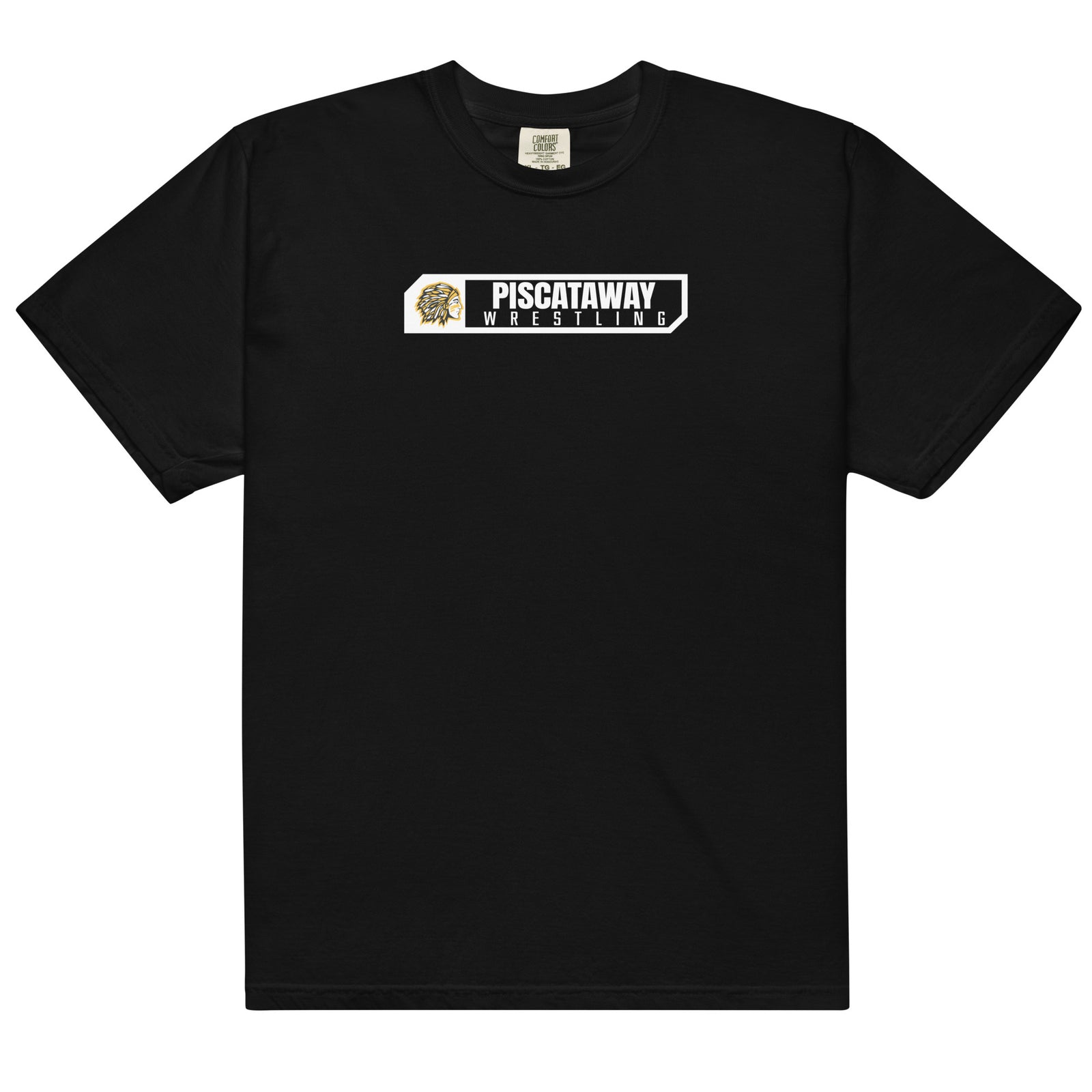 Piscataway Wrestling Mens Garment-Dyed Heavyweight T-Shirt