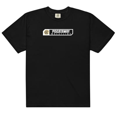 Piscataway Wrestling Mens Garment-Dyed Heavyweight T-Shirt