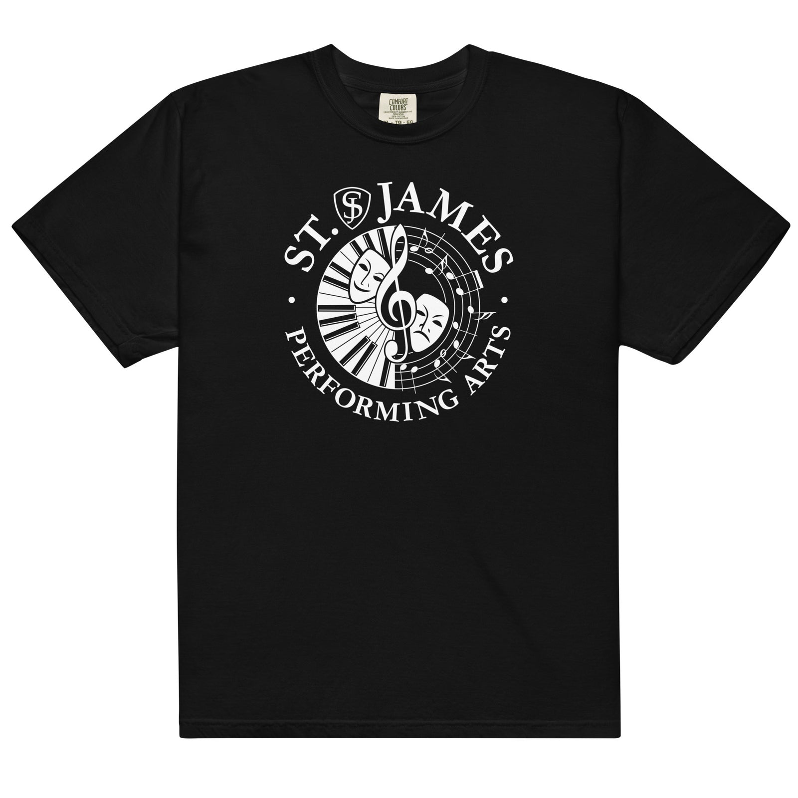 SJA Performing Arts Mens Garment-Dyed Heavyweight T-Shirt