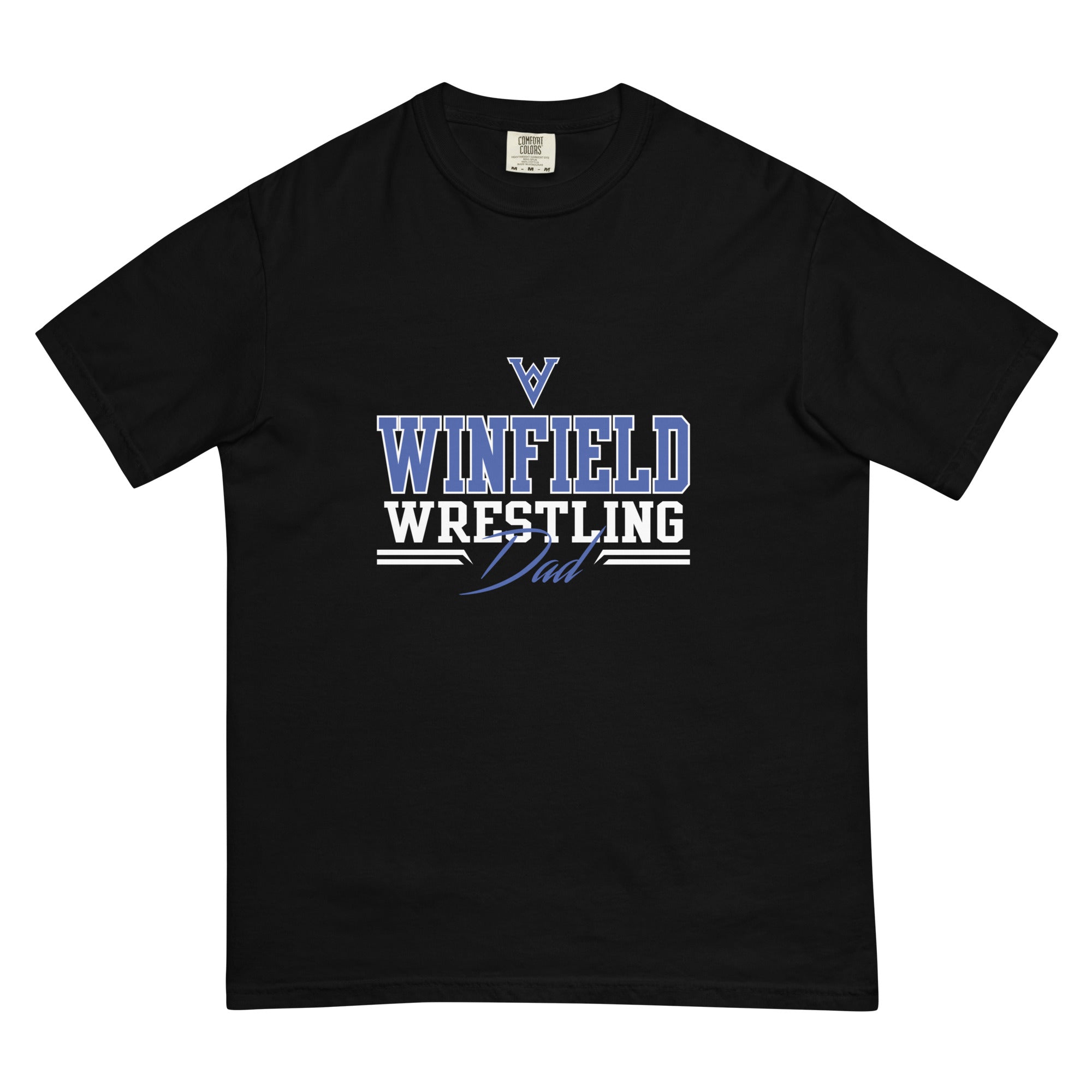 Wildcat Wrestling Club (Louisburg) Men’s garment-dyed heavyweight t-shirt