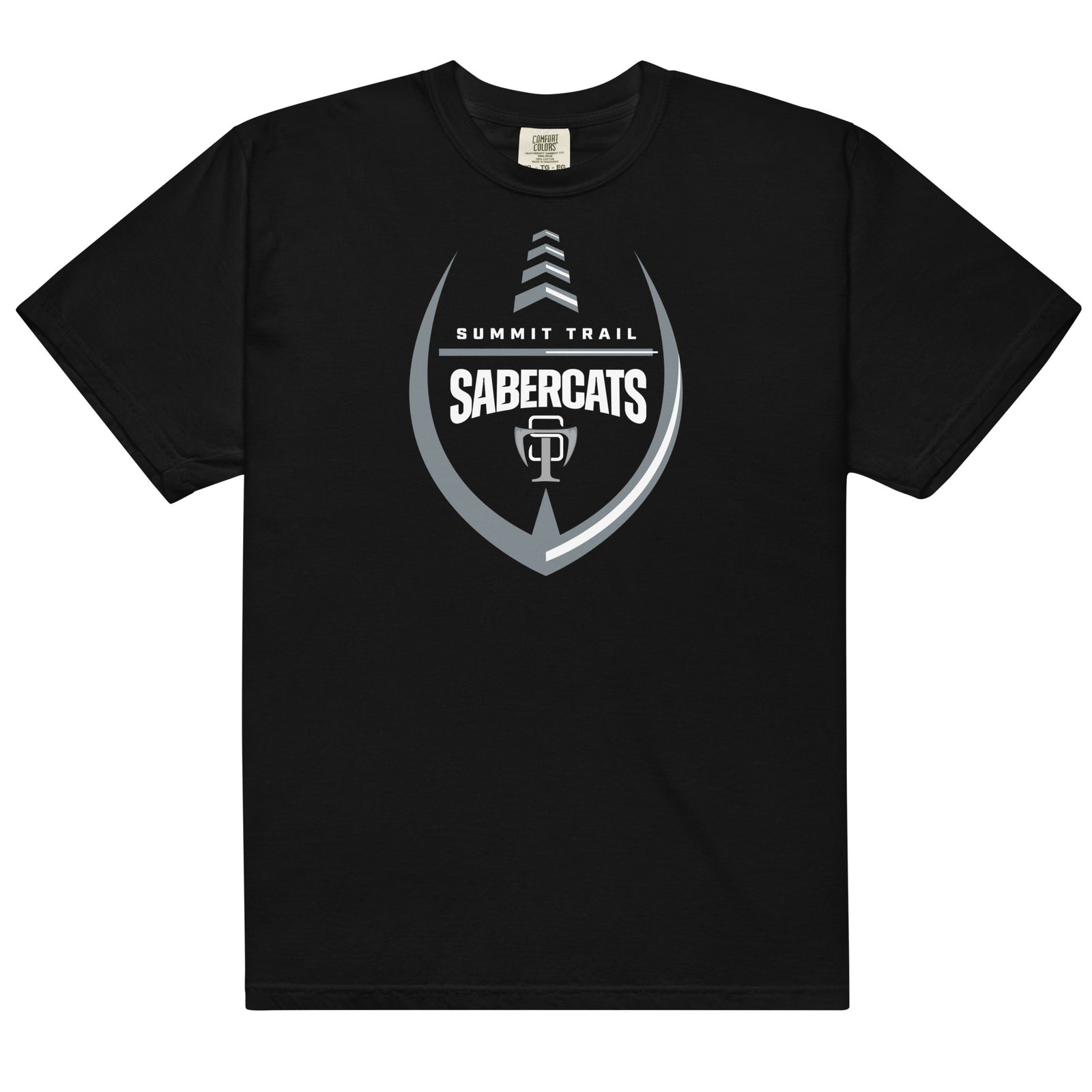 STMS Football Mens Garment-Dyed Heavyweight T-Shirt