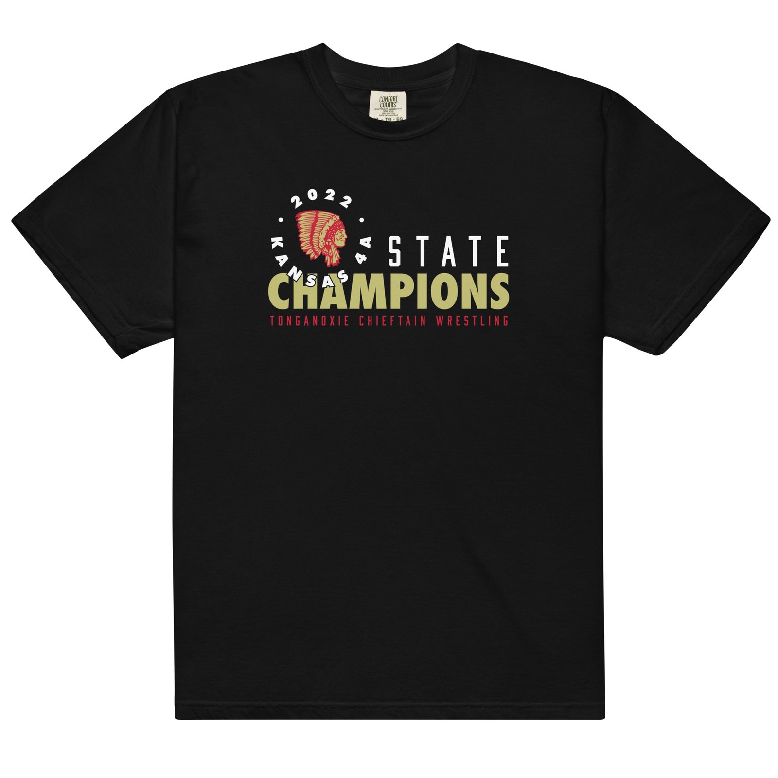 Tonganoxie Mens Garment-Dyed Heavyweight T-Shirt