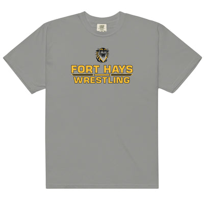Fort Hays State University Mens Garment-Dyed Heavyweight T-Shirt