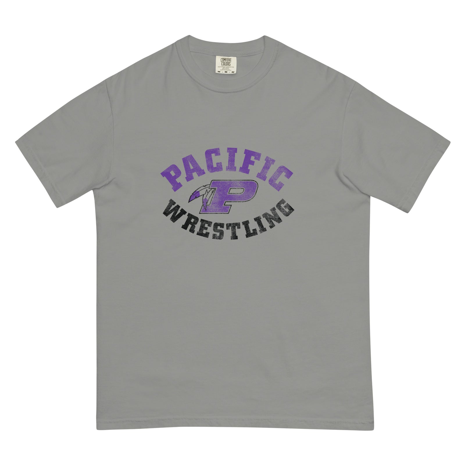 Pacific Wrestling Men’s garment-dyed heavyweight t-shirt
