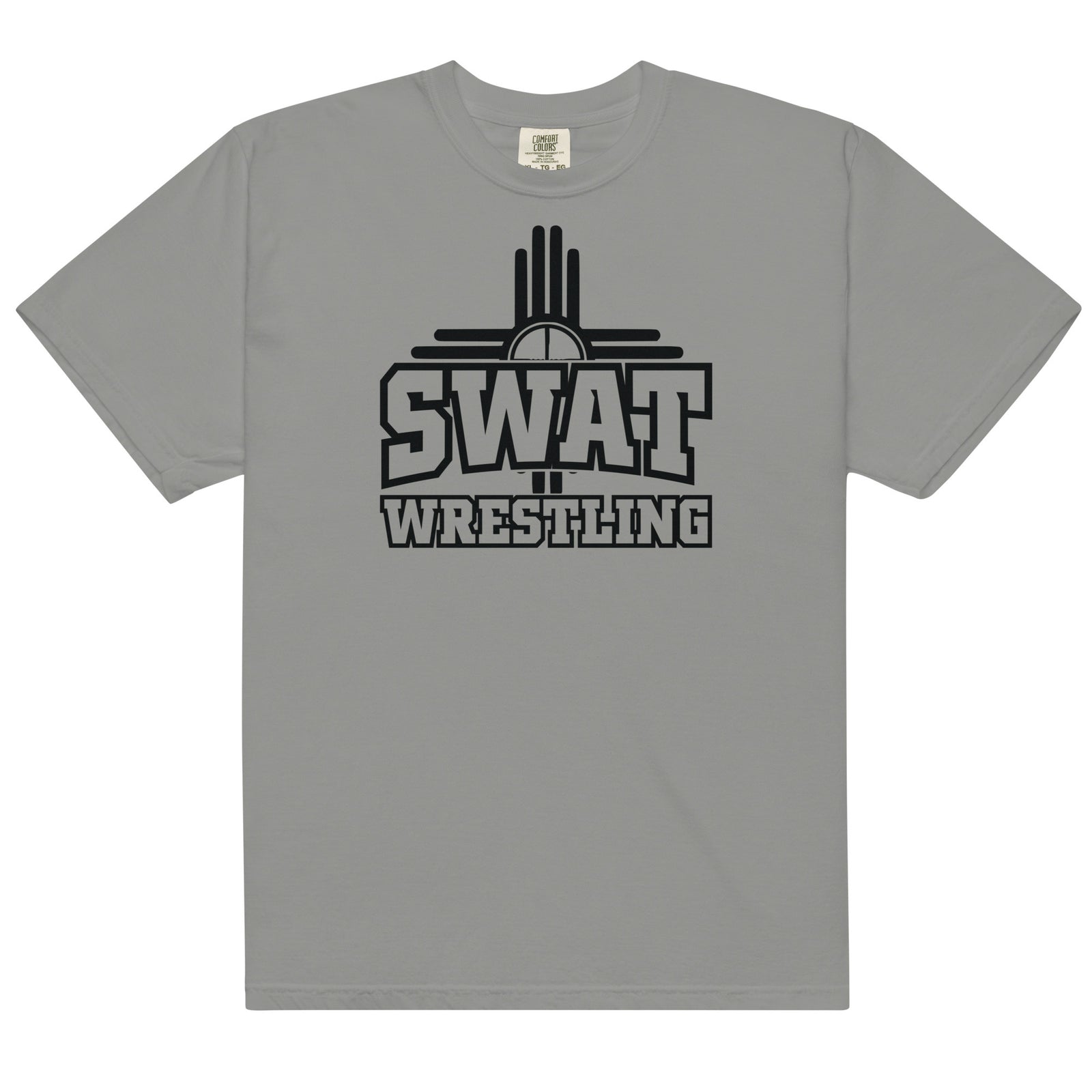 Las Vegas Youth Wrestling SWAT Wrestling Mens Garment-Dyed Heavyweight T-Shirt