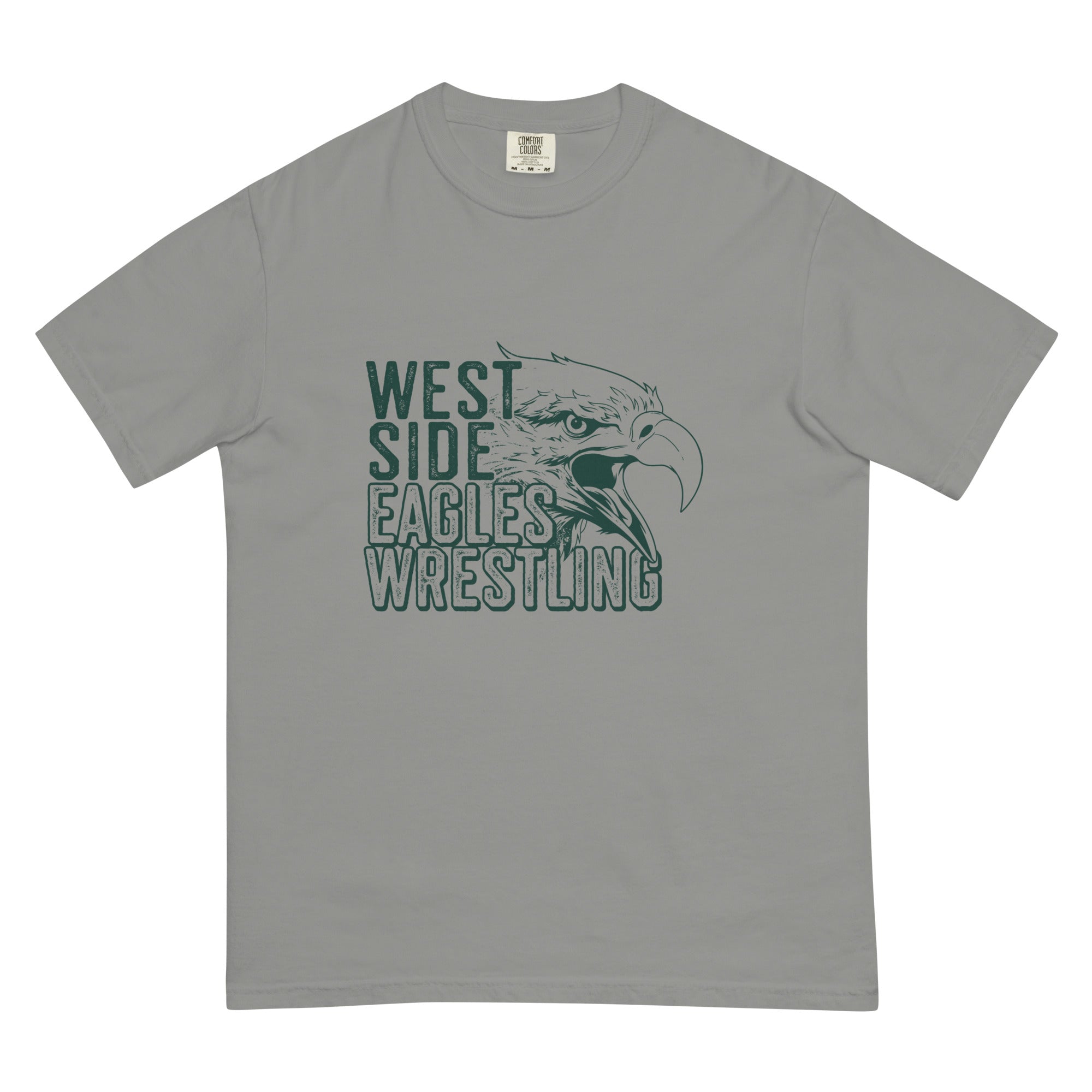West Side Eagles Wrestling Men’s garment-dyed heavyweight t-shirt