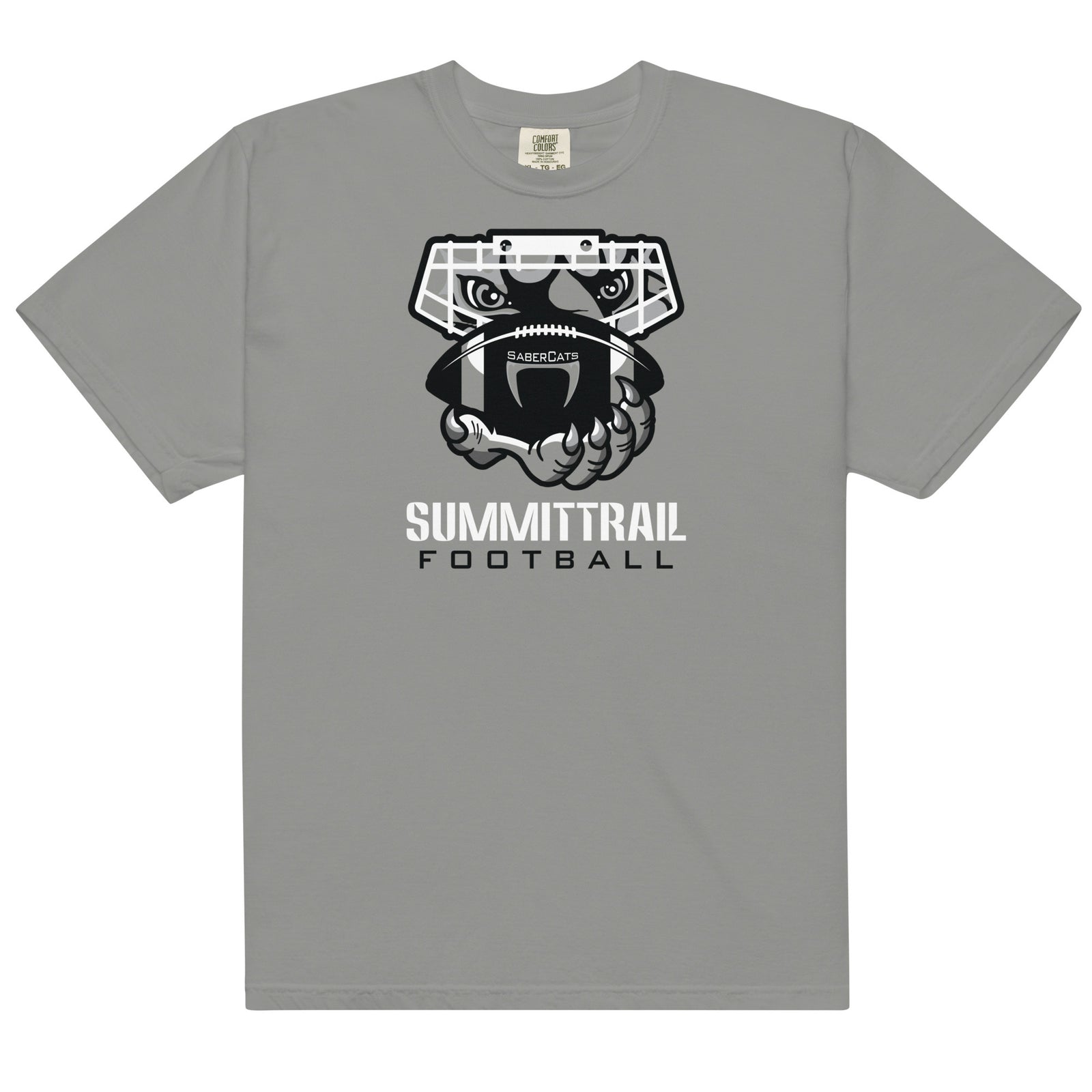 Summit Trail Football Mens Garment-Dyed Heavyweight T-Shirt