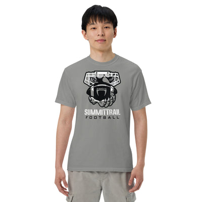 Summit Trail Football Mens Garment-Dyed Heavyweight T-Shirt