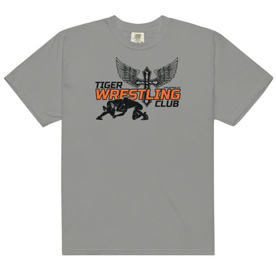 Tiger Wrestling Club Mens Garment-Dyed Heavyweight T-Shirt