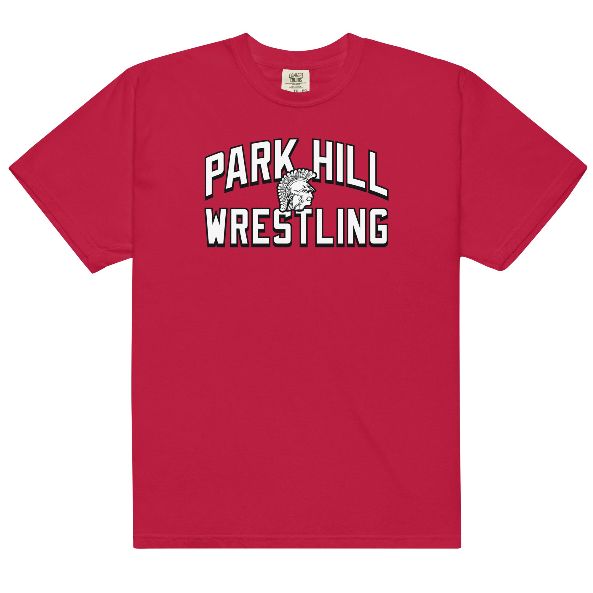 Park Hill Wrestling Mens Garment-Dyed Heavyweight T-Shirt