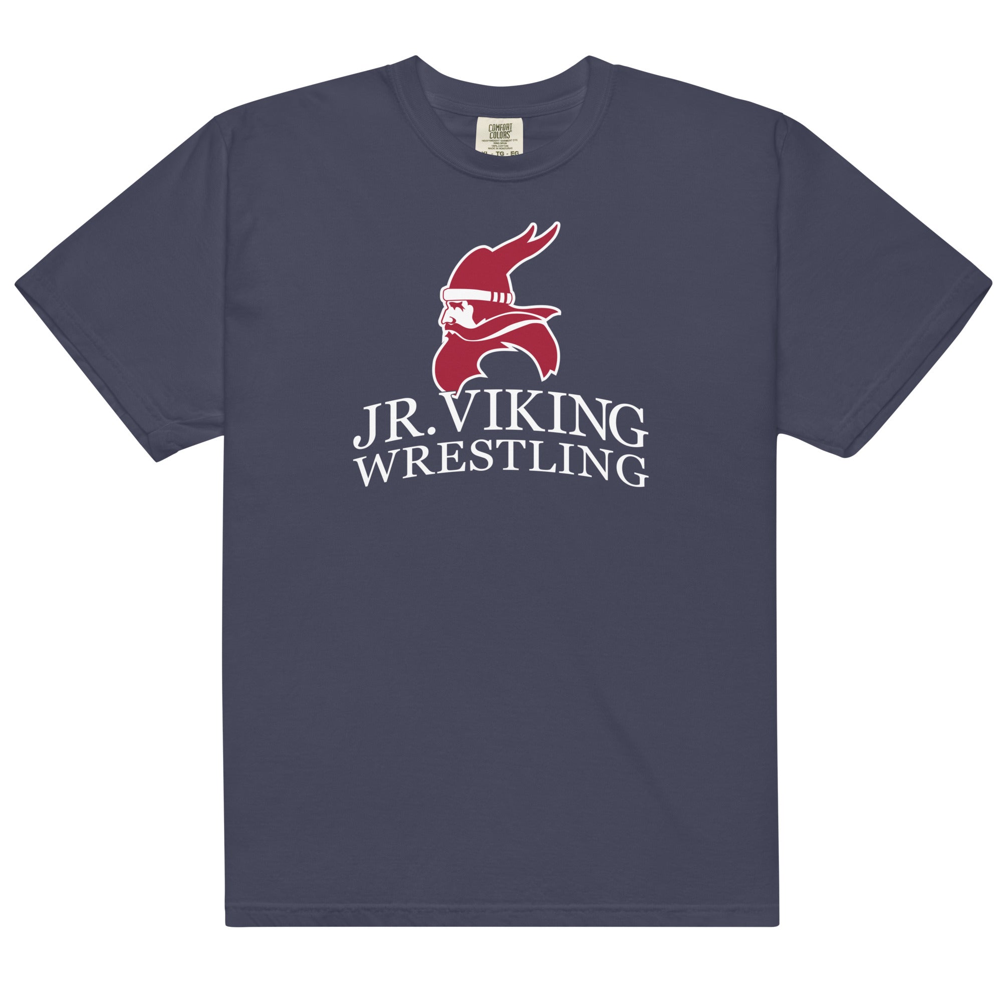 Topeka Jr. Vikings Mens Garment-Dyed Heavyweight T-Shirt