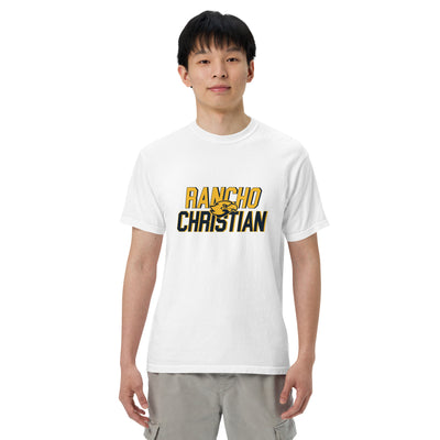 Rancho Christian High School Mens Garment-Dyed Heavyweight T-Shirt