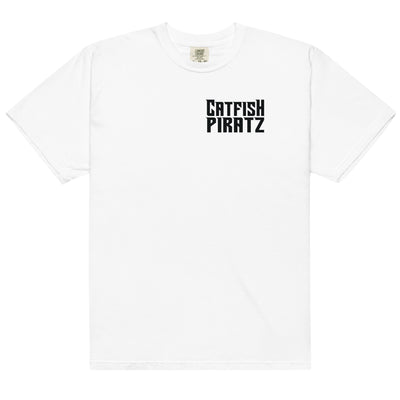 Catfish Pirates Mens Garment-Dyed Heavyweight T-Shirt