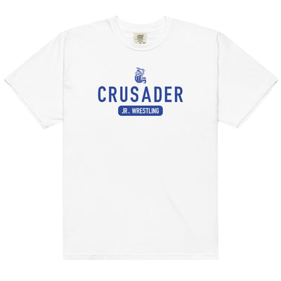 Crusader Jr. Wrestling 2 Mens Garment-Dyed Heavyweight T-Shirt