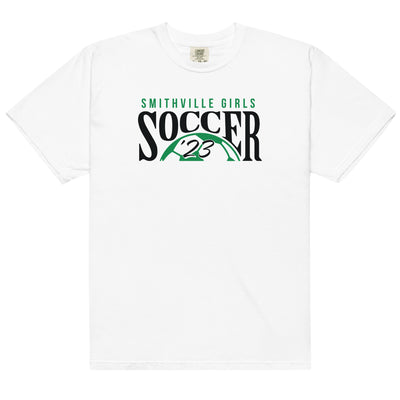 Smithville Girls Soccer '23 Mens Garment-Dyed Heavyweight T-Shirt