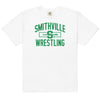 Smithville Wrestling Arch Mens Garment-Dyed Heavyweight T-Shirt