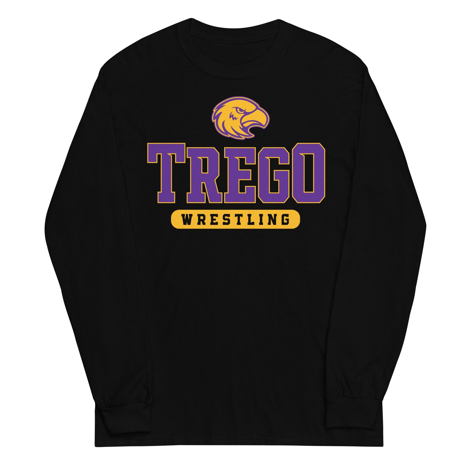 Trego Community High School Wrestling Mens Long Sleeve Shirt