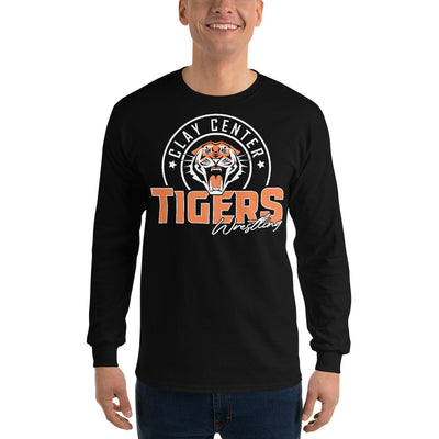 Clay Center Wrestling Mens Long Sleeve Shirt