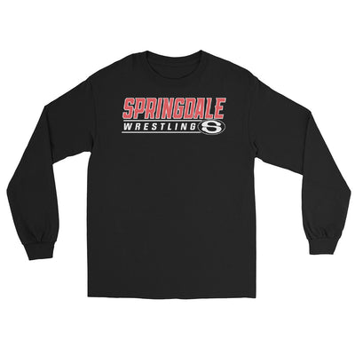 Springdale Wrestling Mens Long Sleeve Shirt