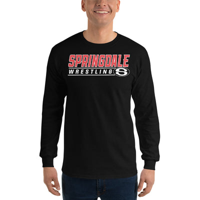 Springdale Wrestling Mens Long Sleeve Shirt