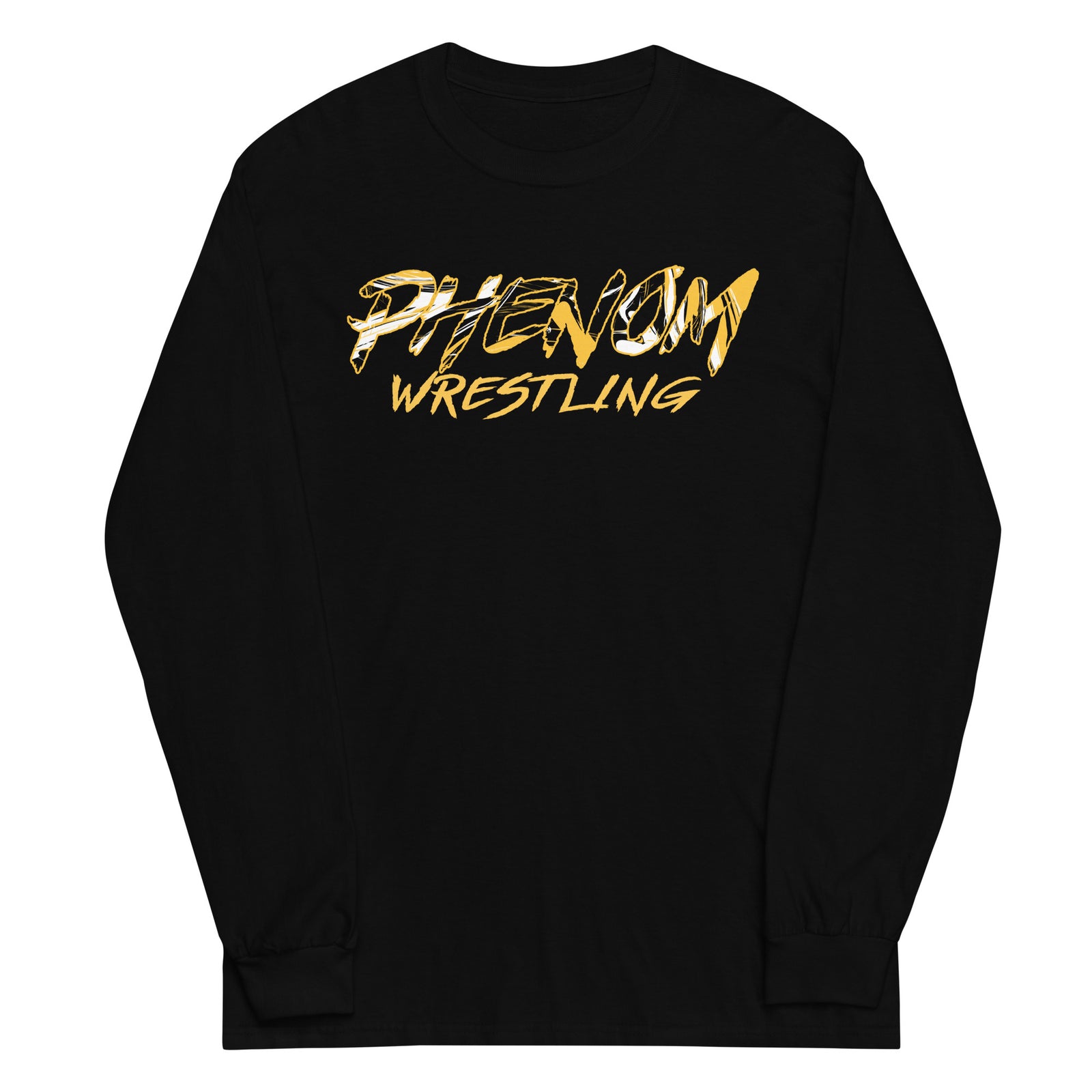 Phenom Wrestling (Front + Back) Men’s Long Sleeve Shirt