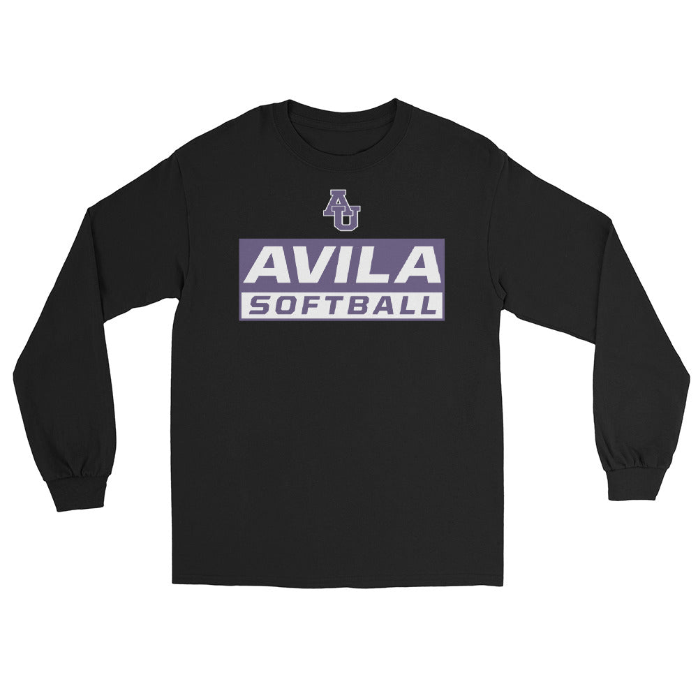 Avila Softball Mens Long Sleeve Shirt