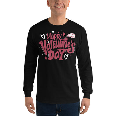 Pratt Community College Happy Valentine's Day Mens Long Sleeve Shirt