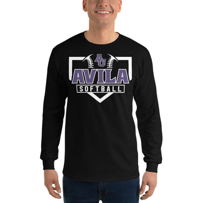 Avila Softball Mens Long Sleeve Shirt