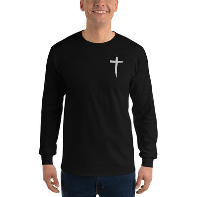 St. Stephen Lutheran Church Cross Only Mens Long Sleeve Shirt