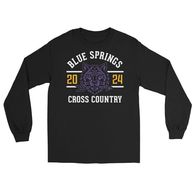 Blue Springs Cross Country Mens Long Sleeve Shirt