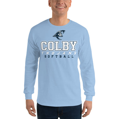 Colby Community College Softball Mens Long Sleeve Shirt